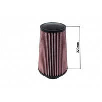 Kūginis oro filtras TURBOWORKS H: 220 mm DIA: 101 mm violetinė